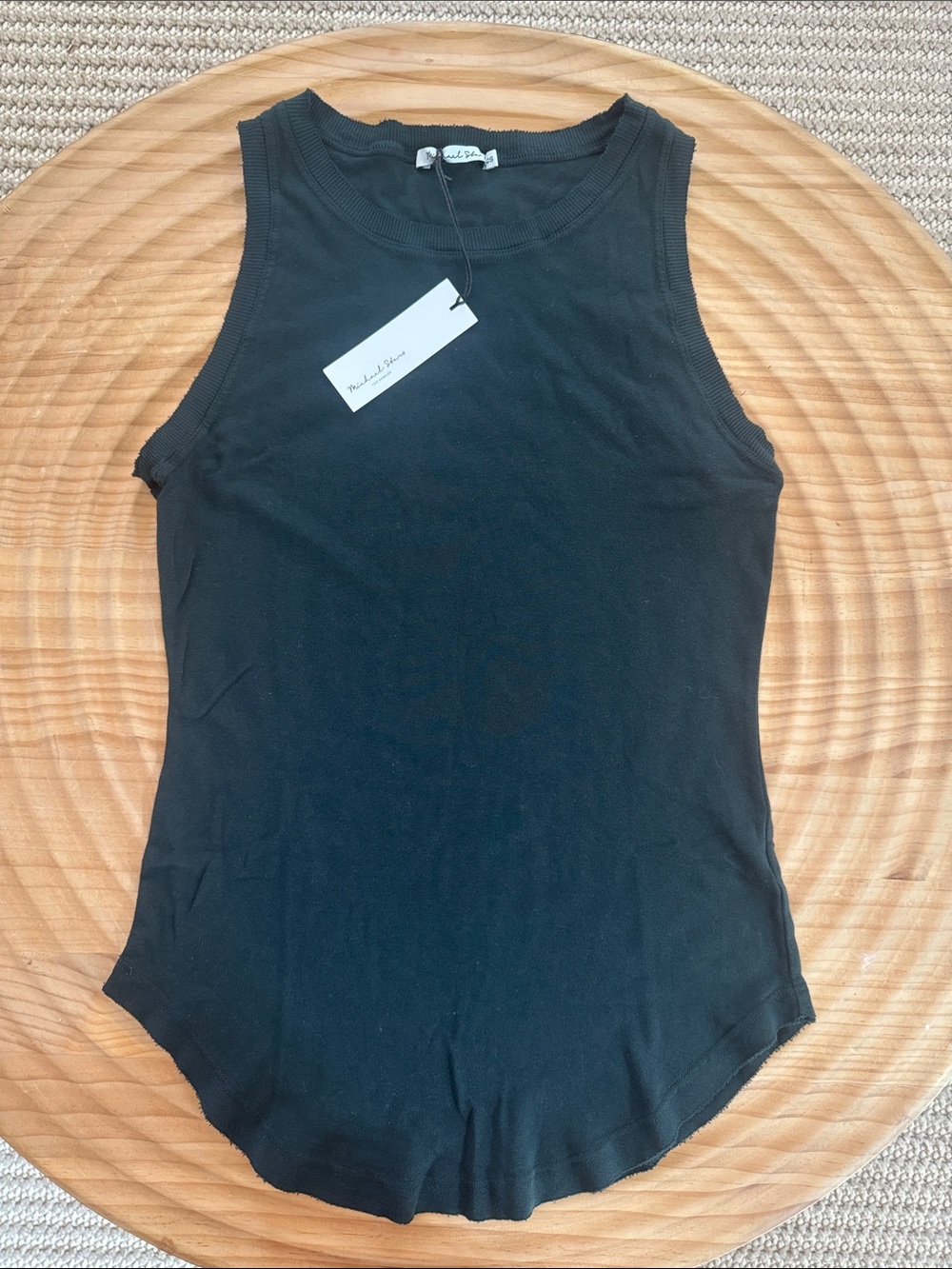 Michael Stars Black Crewneck Tank NWT